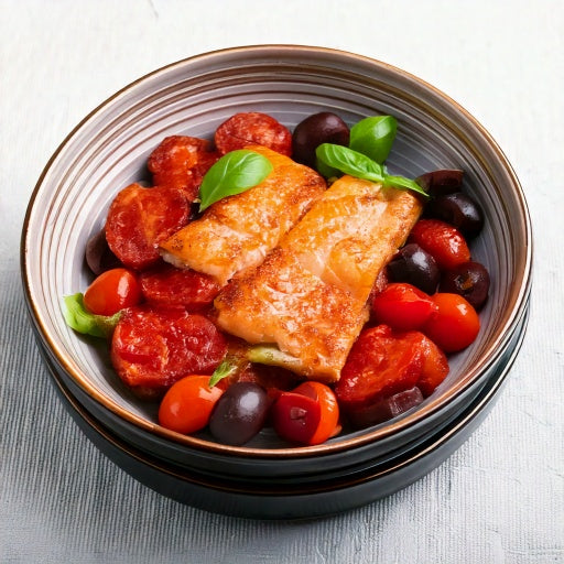 Salmon y Chorizo